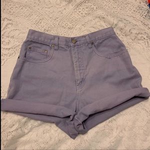 Vintage BillBlass Purple Denim Shorts